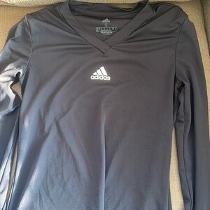 Adidas Black long sleeve athletic top